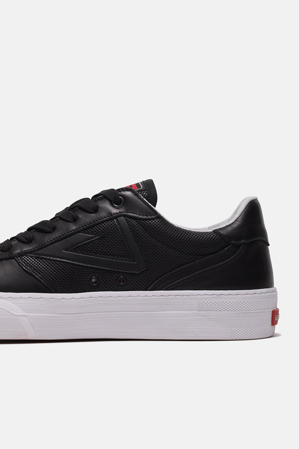 1408 S3 Casual Sneakers Erkek Deri Ayakkabı Siyah