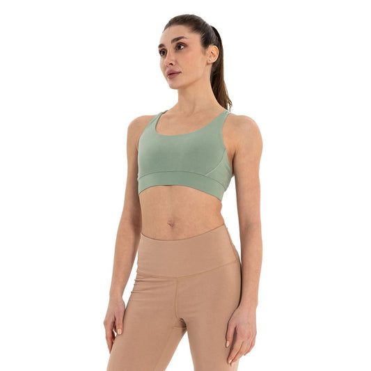 Inguz Çift Askılı Sırtı Çapraz Yoga Büstiyer
