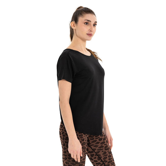 Inguz Sırt Detay Modal Yoga T-Shirt