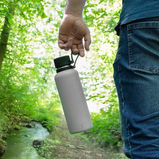 Lurch - “Outdoor” 1 L Granit Gri, Paslanmaz Çelik Termos - Çift Cidarlı, Sızdırmaz - 270982