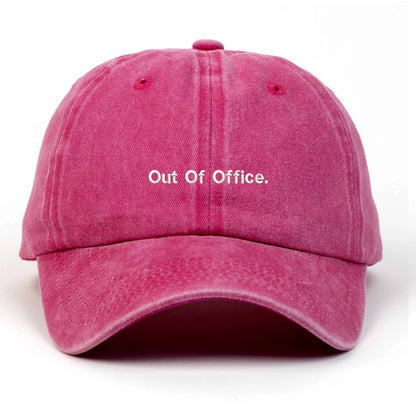 Out Off Office Nakışlı Yıkamalı Şapka
