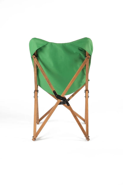 BAG THE JOY AHŞAP KATLANIR MASA SANDALYE SETİ – KAHVERENGİ – YEŞİL – 70*70*55