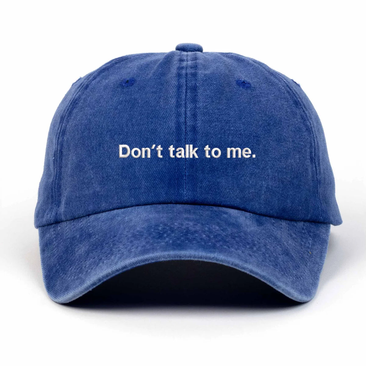 Don't talk to me Nakışlı Yıkamalı Şapka