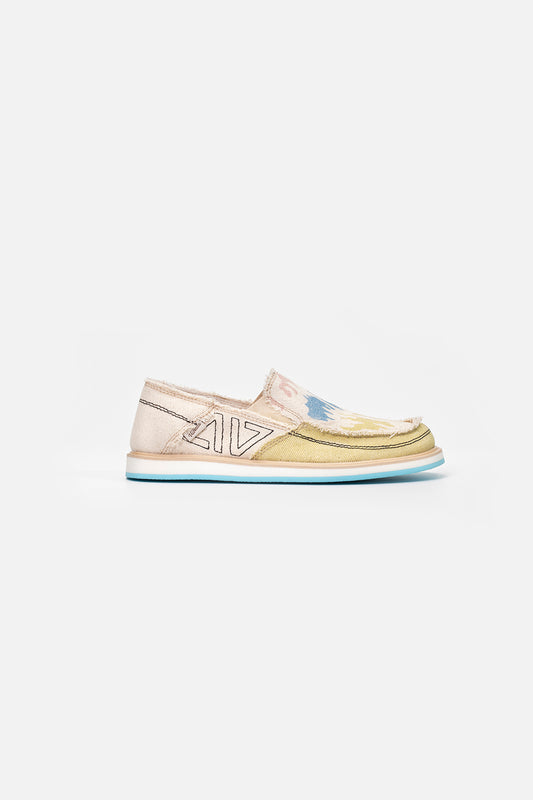 1331 VANEDA LINEN ESPADRIL KETEN KADIN AYAKKABI BEJ/SARI
