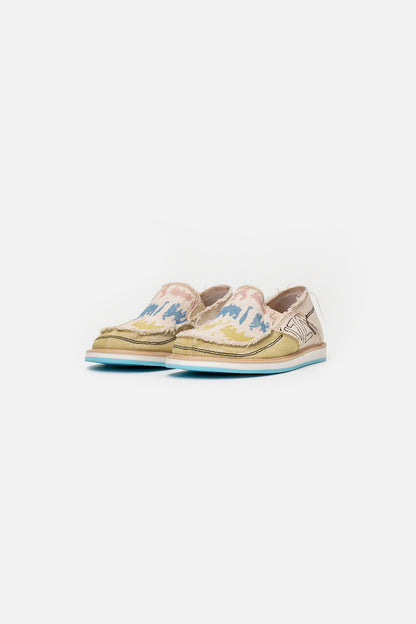 1331 VANEDA LINEN ESPADRIL KETEN KADIN AYAKKABI BEJ/SARI