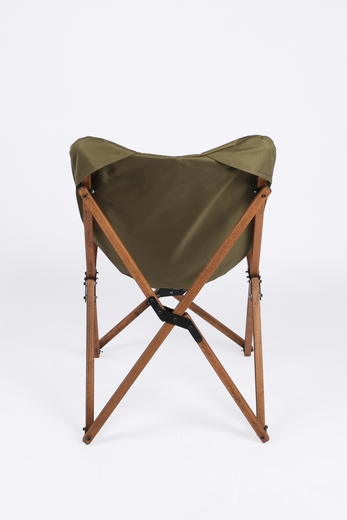 BAG THE JOY AHŞAP KATLANIR MASA SANDALYE SETİ – KAHVERENGİ – HAKİ – 50*50*50cm
