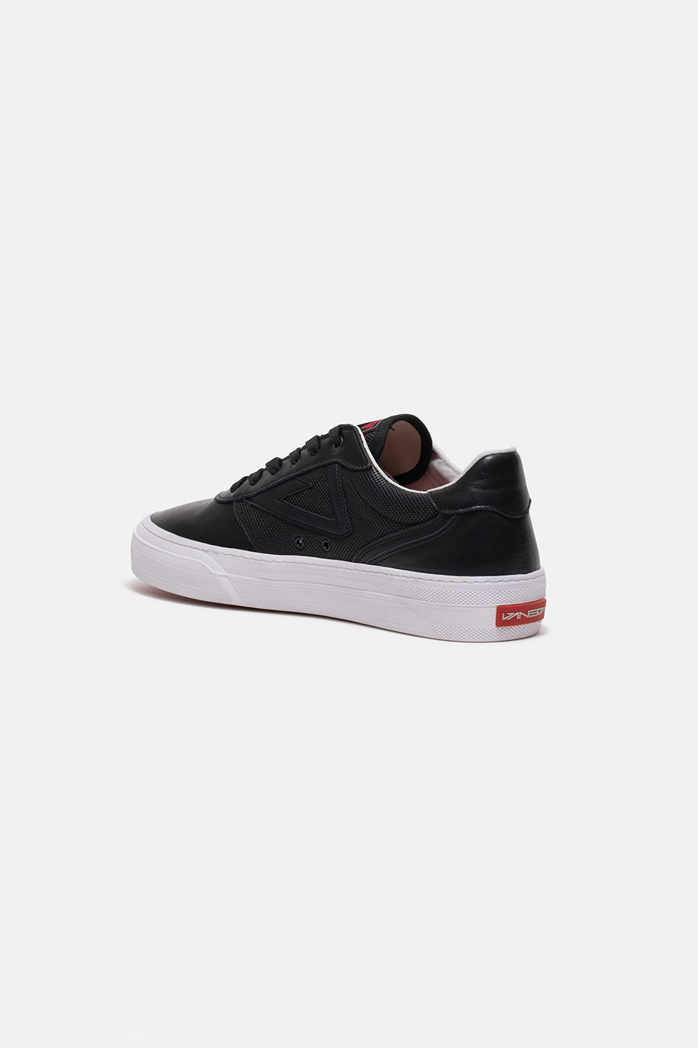 1408 S3 Casual Sneakers Erkek Deri Ayakkabı Siyah
