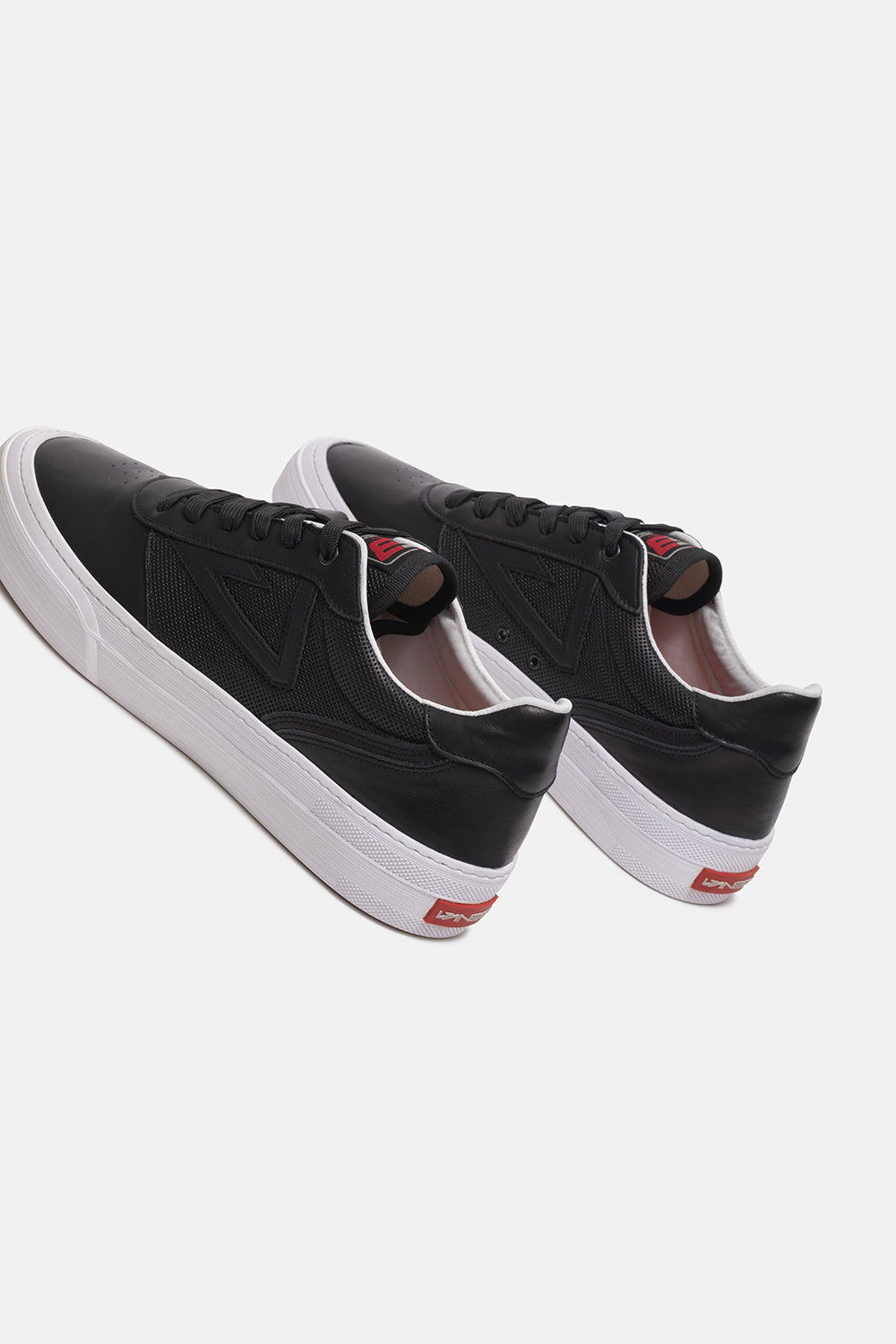 1408 S3 Casual Sneakers Erkek Deri Ayakkabı Siyah