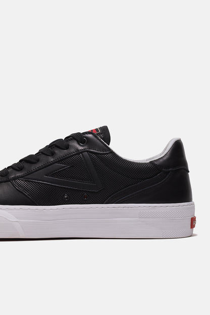 1408 S3 Casual Sneakers Erkek Deri Ayakkabı Siyah