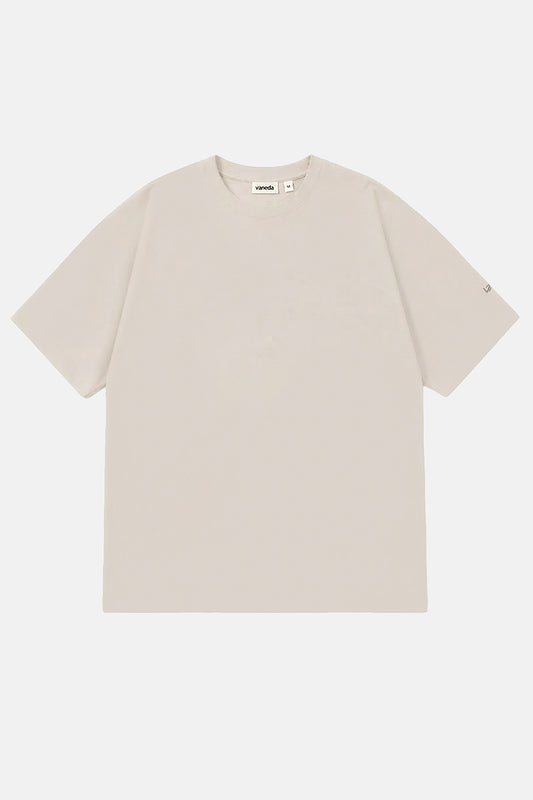 Vany Erkek Regular Fit Bisiklet Yaka T-Shirt Bej