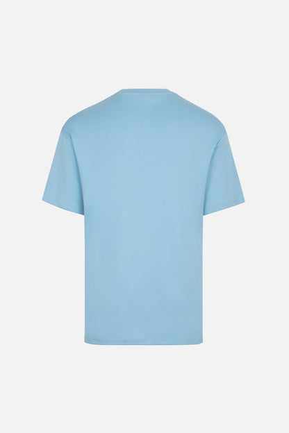 OVERSIZED FIT VANEDA LOGO BASIC TSHIRT MAVI