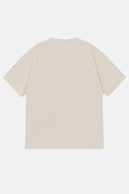 Vany Erkek Regular Fit Bisiklet Yaka T-Shirt Bej