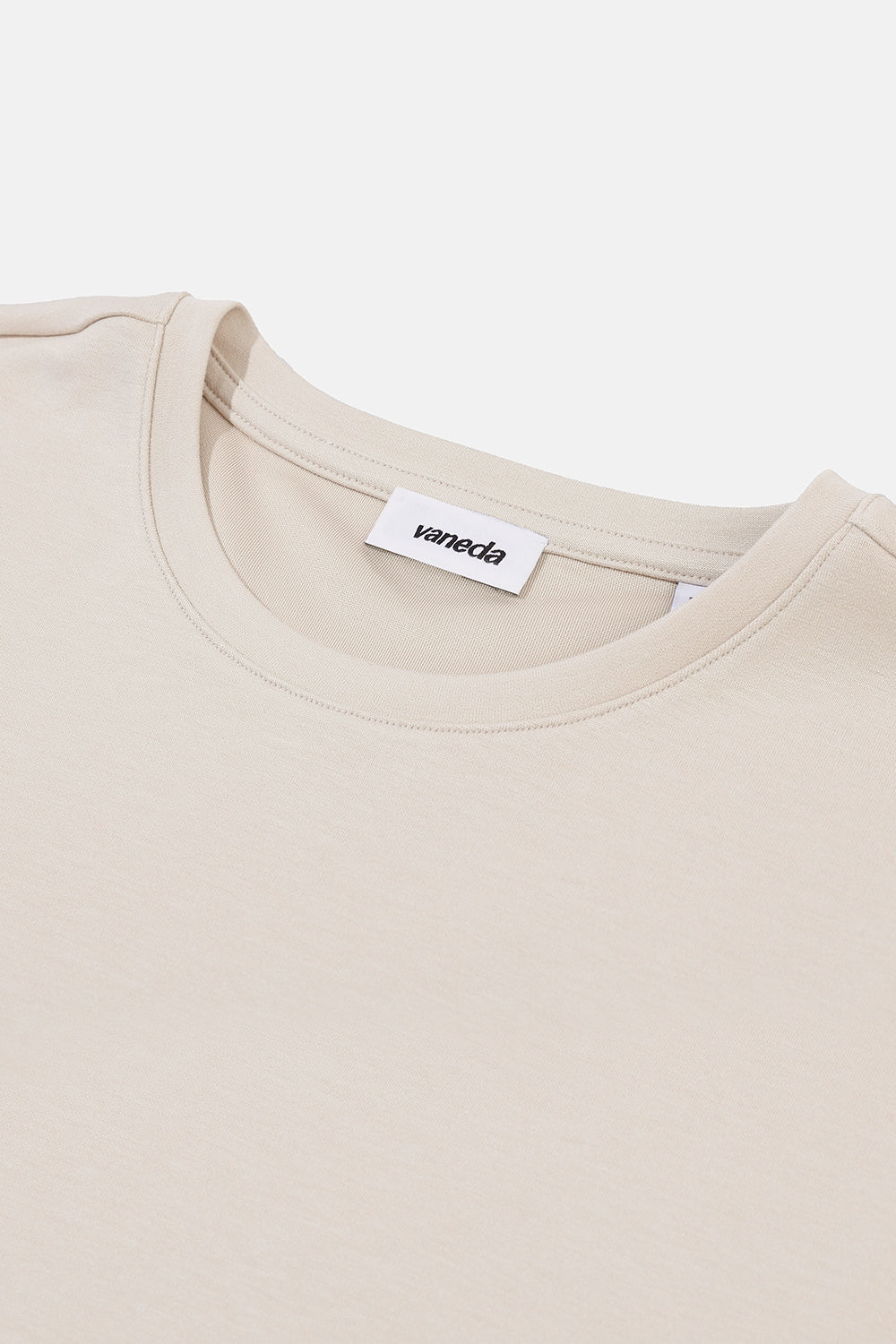 Vany Erkek Regular Fit Bisiklet Yaka T-Shirt Bej