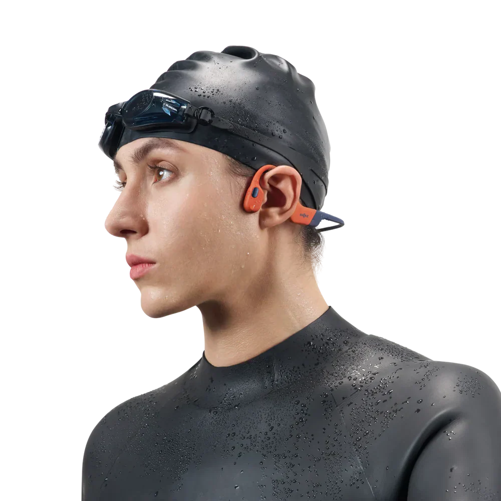 Shokz OpenSwim Pro Kemik İletimli MP3 Yüzme Kulaklığı Red