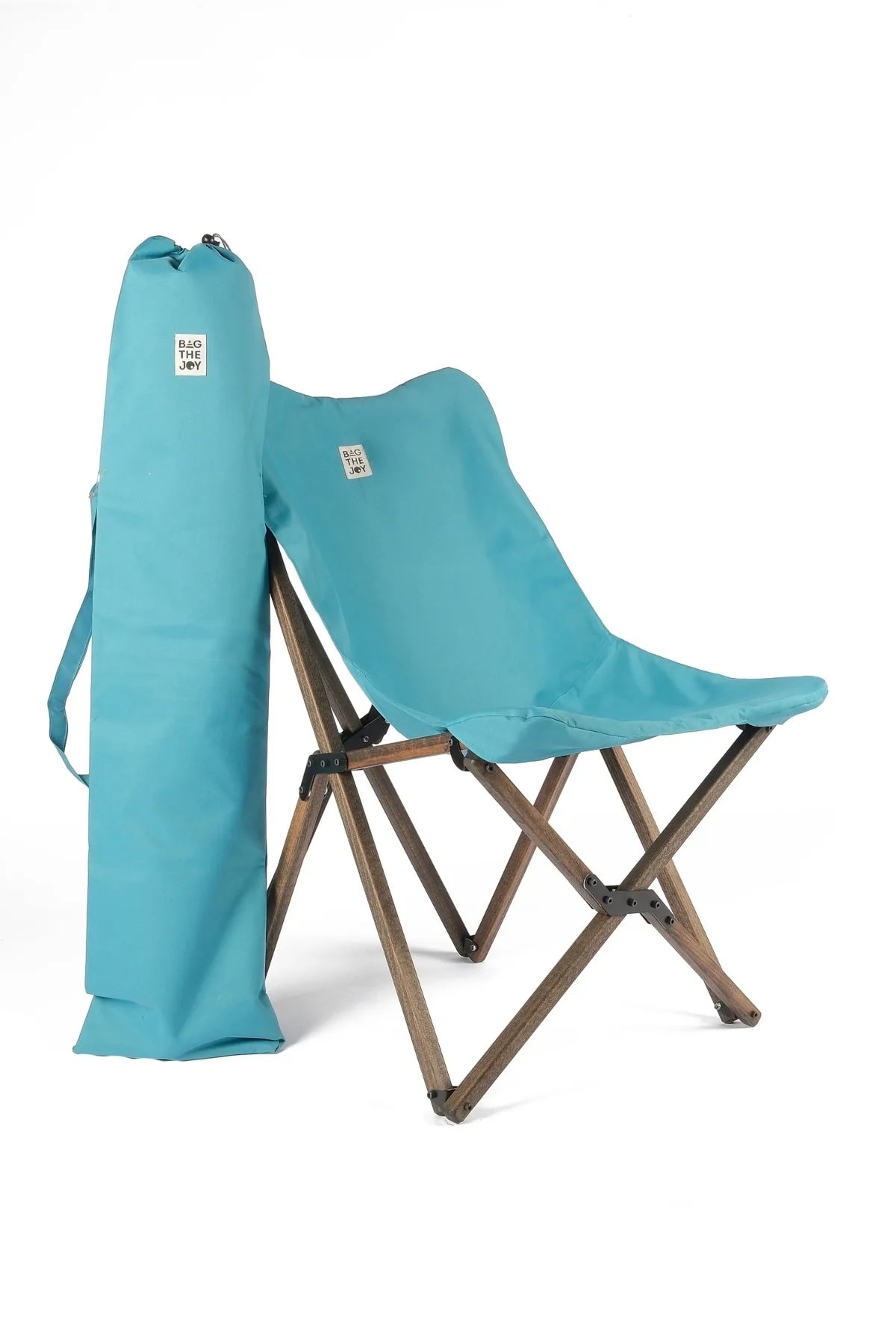 BAG THE JOY AHŞAP KATLANIR MASA SANDALYE SETİ – ANTRASİT – TURKUAZ – 50*50*50cm