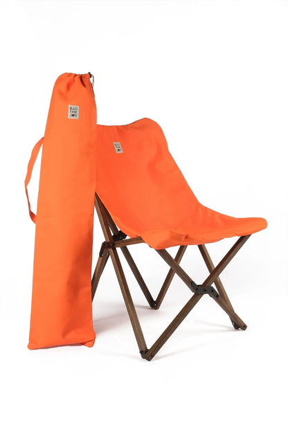 BAG THE JOY AHŞAP KATLANIR MASA SANDALYE SETİ – ANTRASİT- TURUNCU – 70*70*55