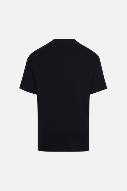 OVERSIZED FIT VANEDA LOGO BASIC TSHIRT LACIVERT