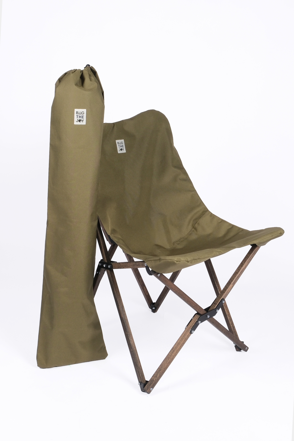 BAG THE JOY AHŞAP KATLANIR MASA SANDALYE SETİ – ANTRASİT – HAKİ – 50*50*50cm