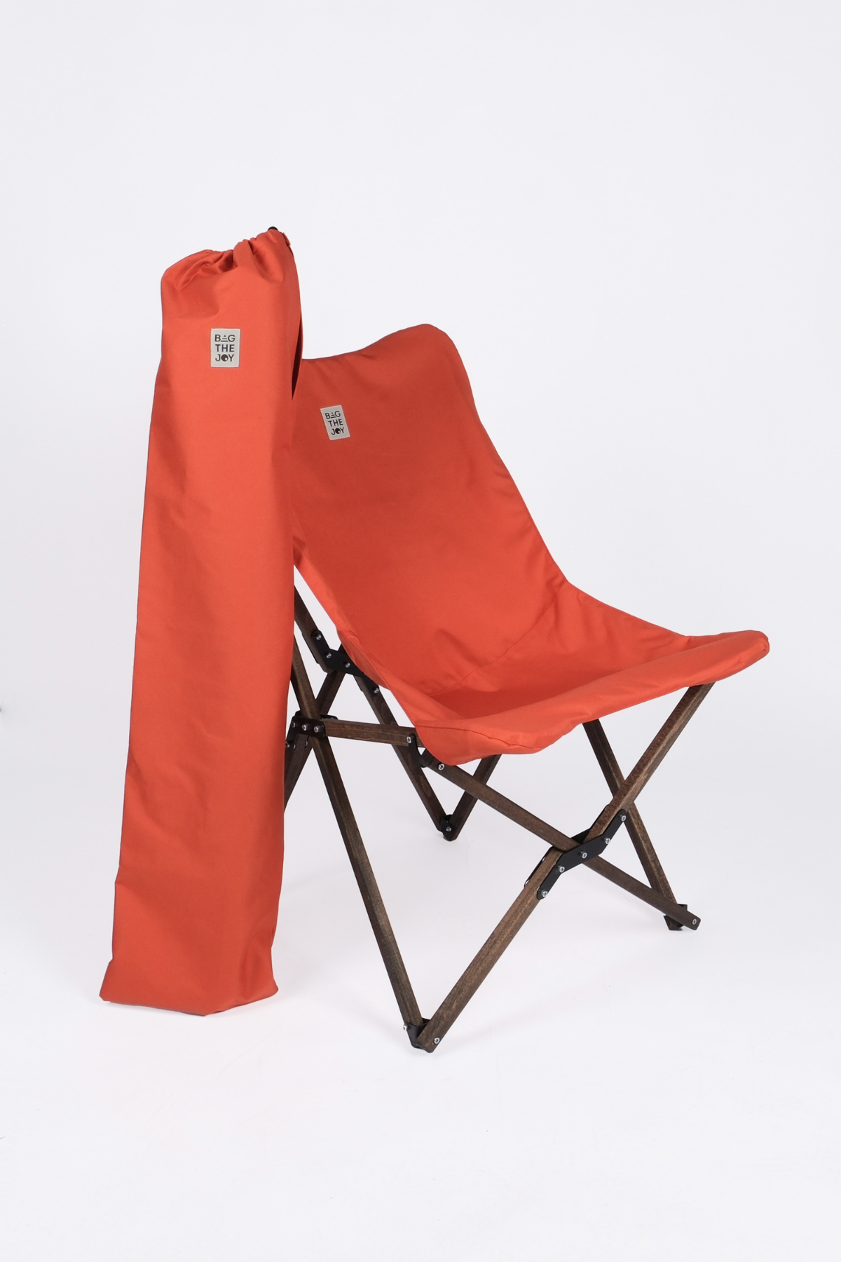 BAG THE JOY AHŞAP KATLANIR MASA SANDALYE SETİ – ANTRASİT – KİREMİT – 70*70*55cm