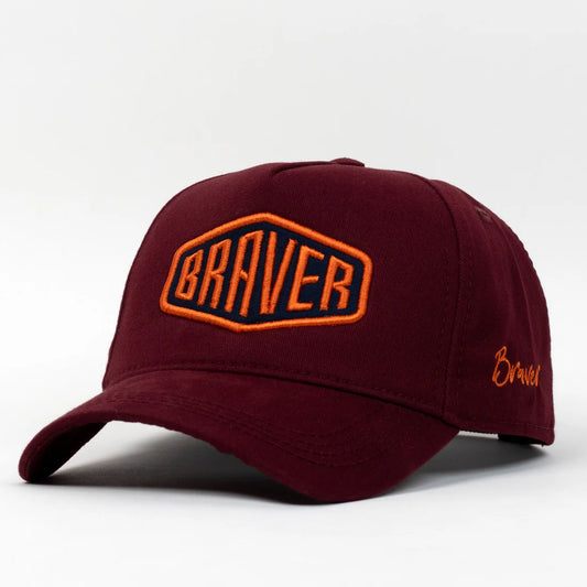 Braver Patch Şapka- Bordo