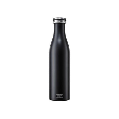 Lurch - 750 ml Mat Siyah, Paslanmaz Çelik Termos - Çift Cidarlı, Sızdırmaz - 240928