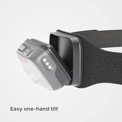 Range 400 USB-C Şarjlı Kafa Lambası - Midnight Gray