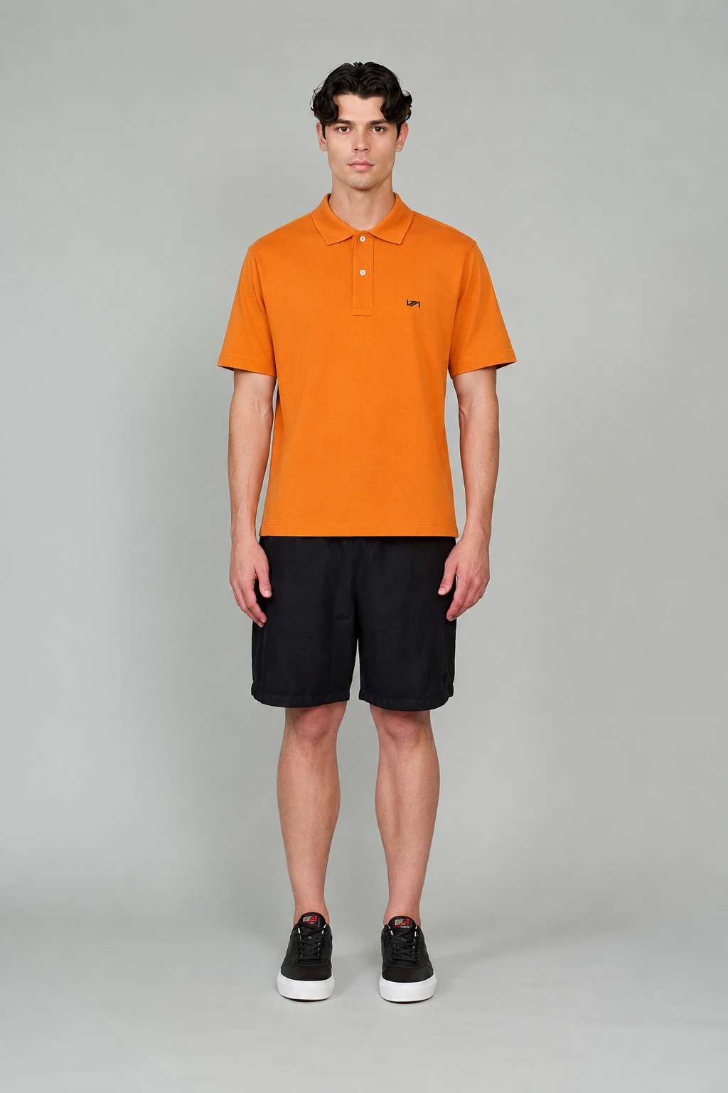 Polo Yaka T-Shirt Turuncu