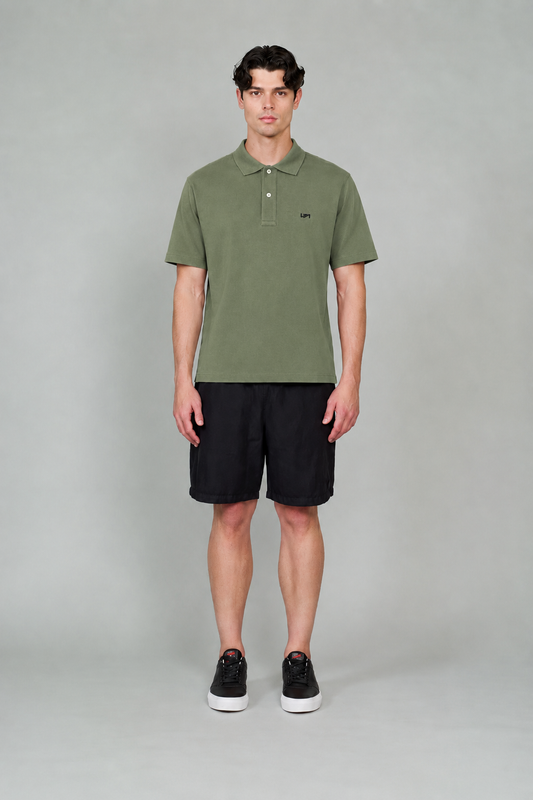 Polo Yaka T-Shirt Haki