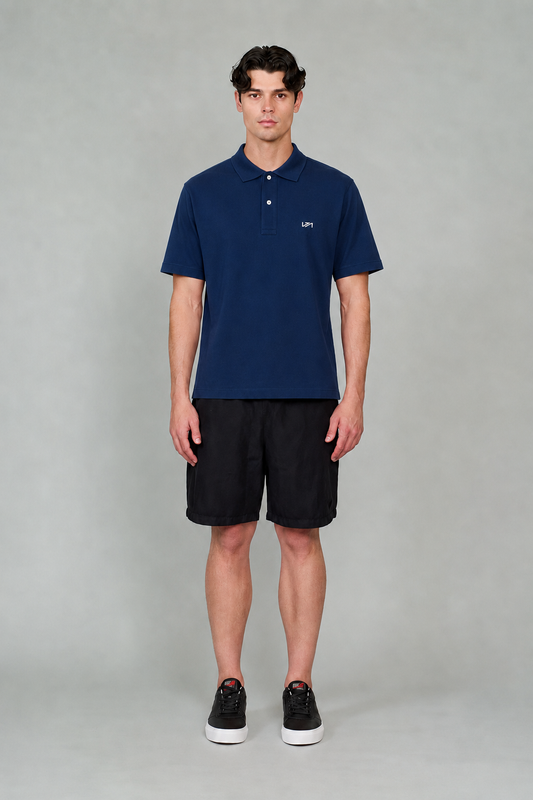 Polo Yaka T-Shirt Lacivert