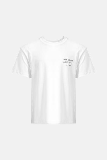 OVERSIZED FIT NEXT UNISEX TSHIRT BEYAZ