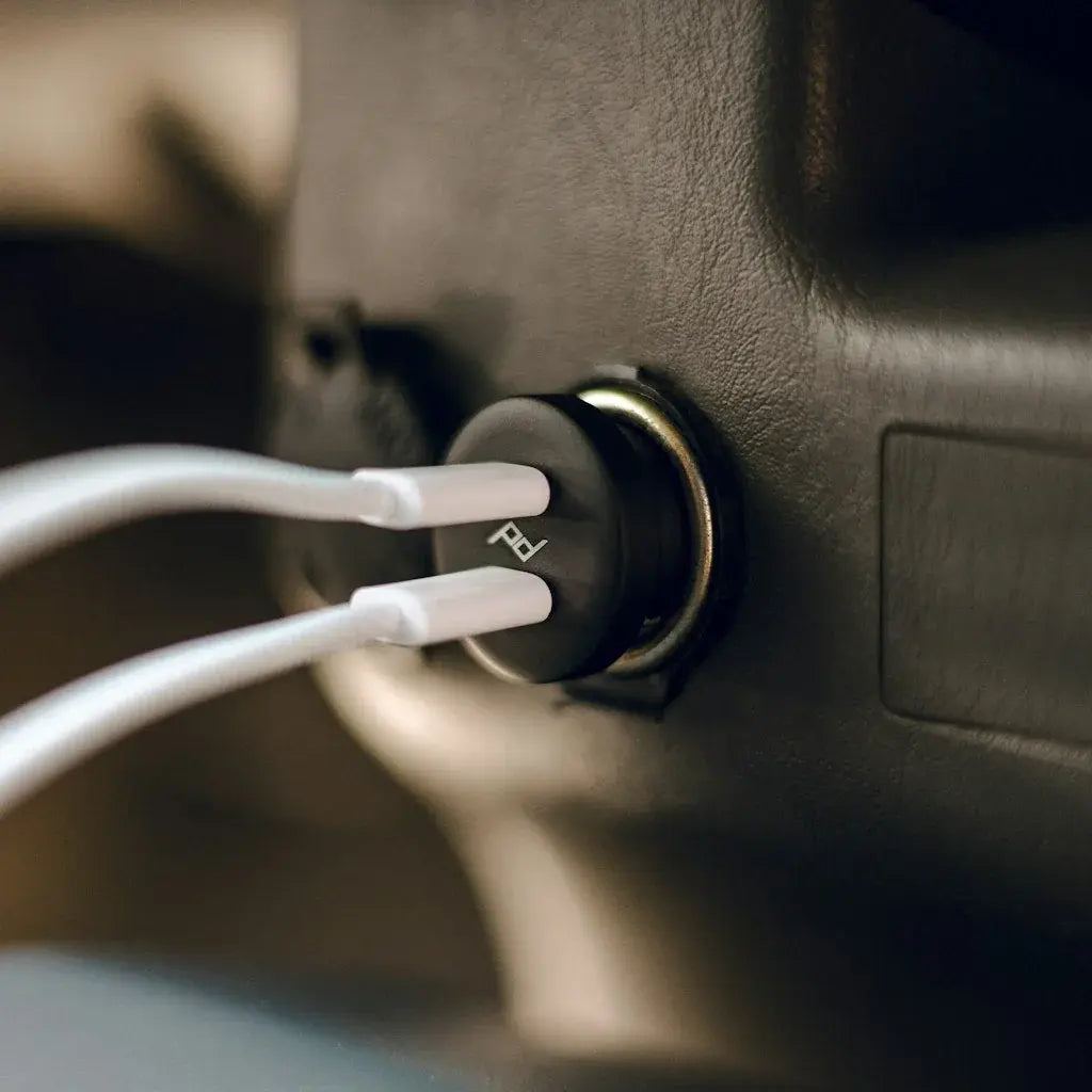 Dual Car Power Adapter - Black