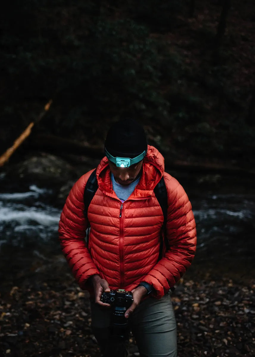HeadLamp 325 Ultra Hafif USB Şarjlı Kafa Lambası - Ocean Teal