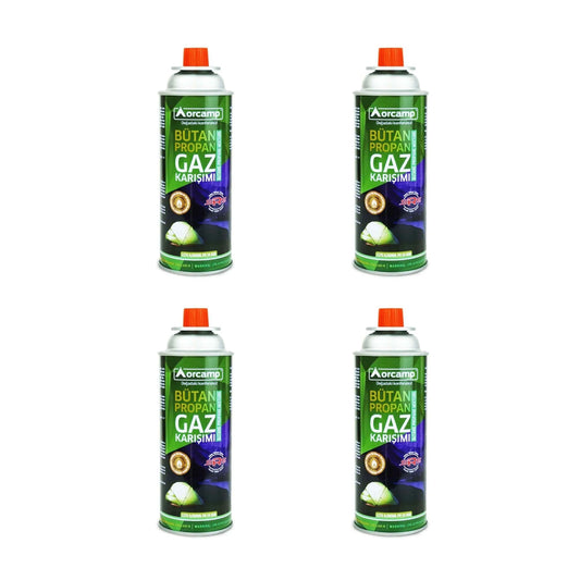 Orcamp 4'lü Paket 227 Gram Gaz Kartuşu