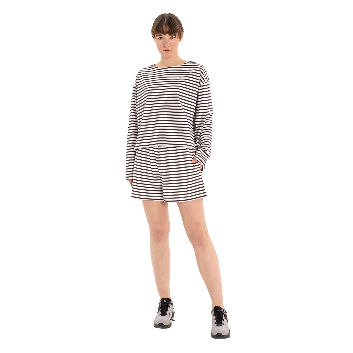Inguz Stripe %100 Pamuk Şort