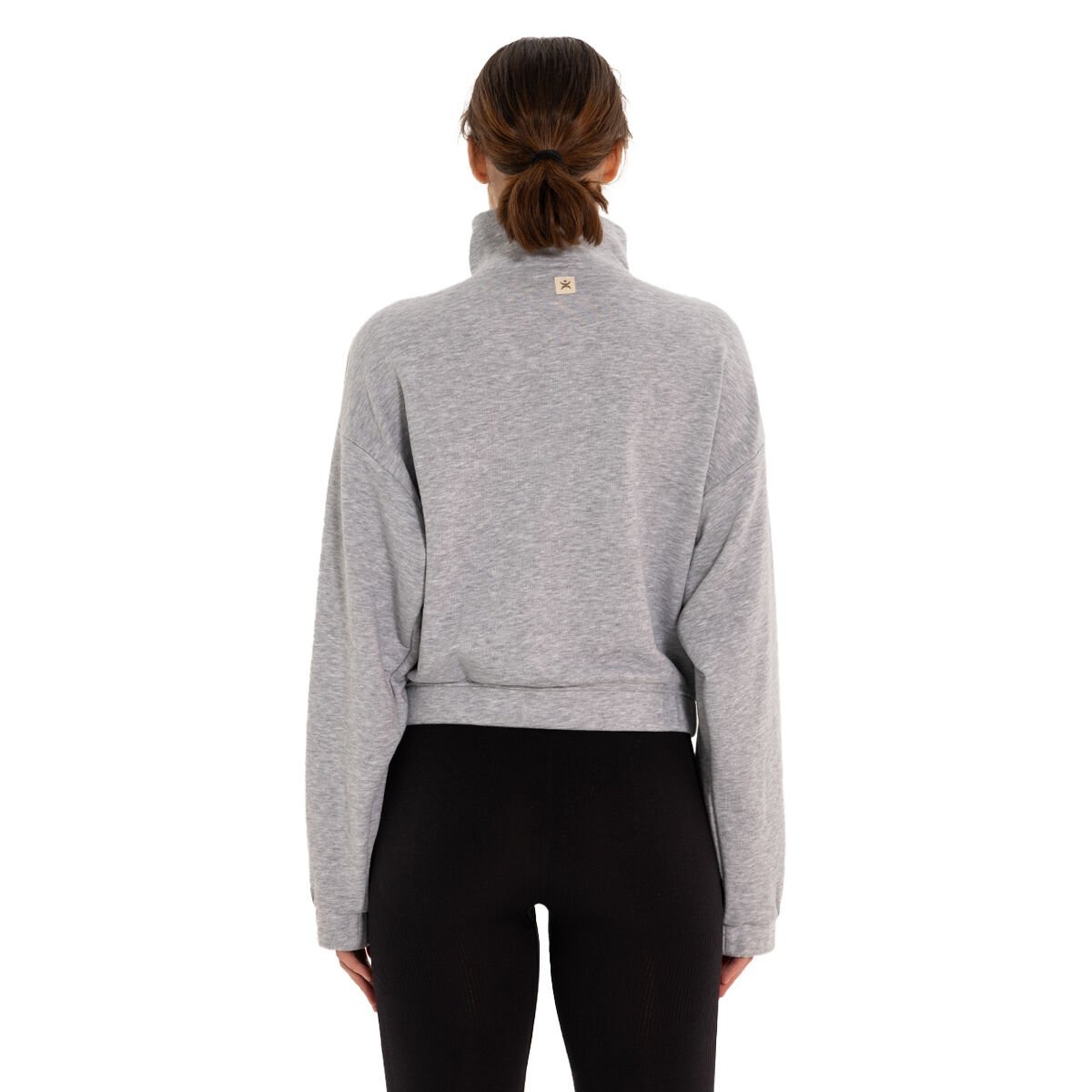 Inguz Dik Yaka Fermuarlı Sweatshirt