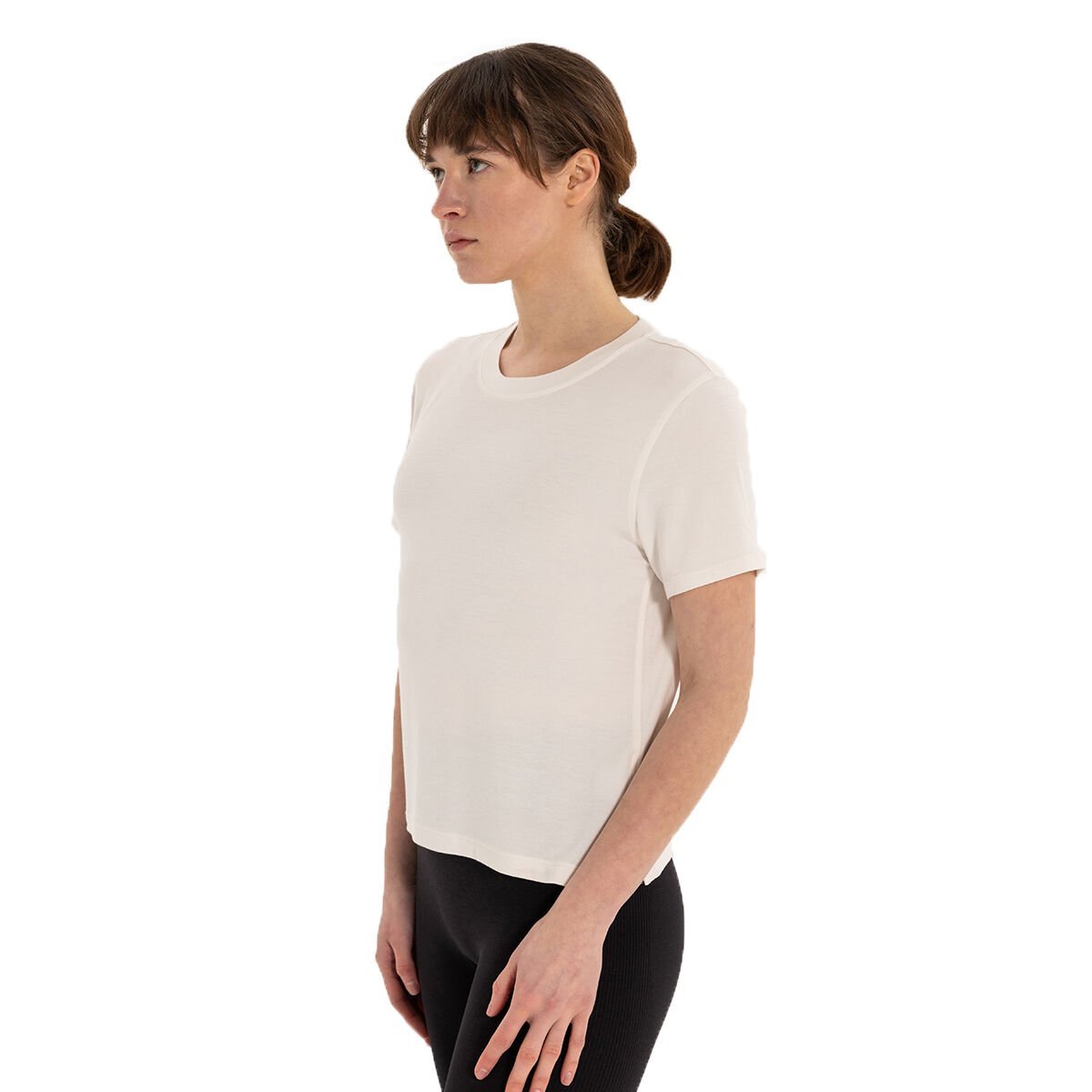Inguz Modal Bisiklet Yaka Basic Yoga T-Shirt