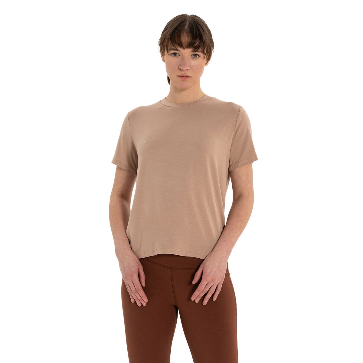 Inguz Sırt Bağlamalı Modal Yoga T-Shirt