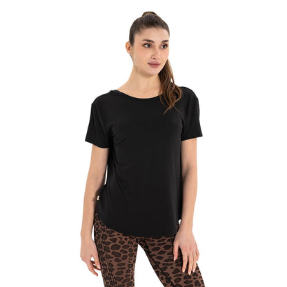 Inguz Sırt Detay Modal Yoga T-Shirt