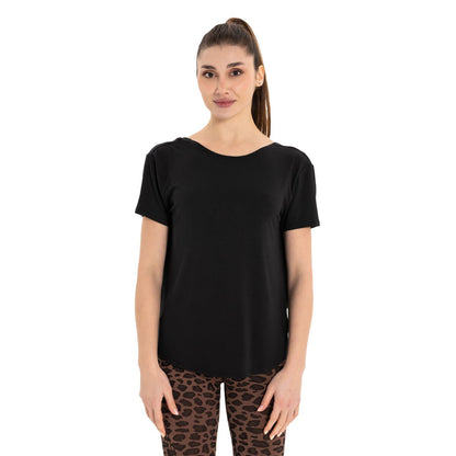 Inguz Sırt Detay Modal Yoga T-Shirt