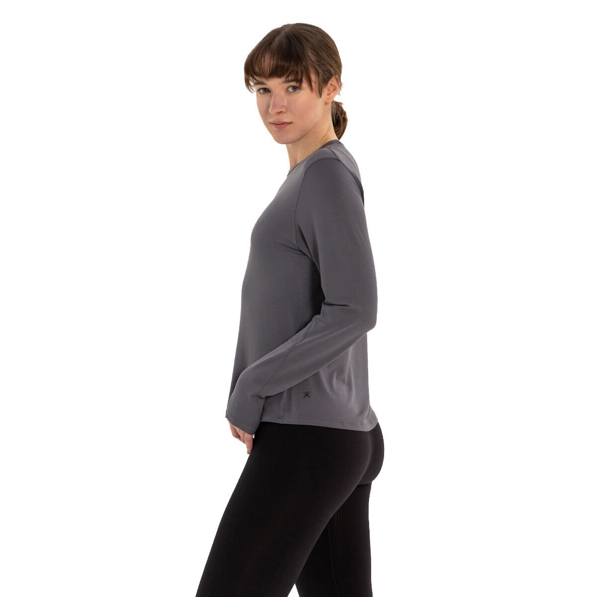 Inguz Uzun Kollu Basic Modal Yoga T-Shirt