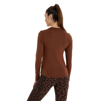 Inguz Uzun Kollu Basic Modal Yoga T-Shirt