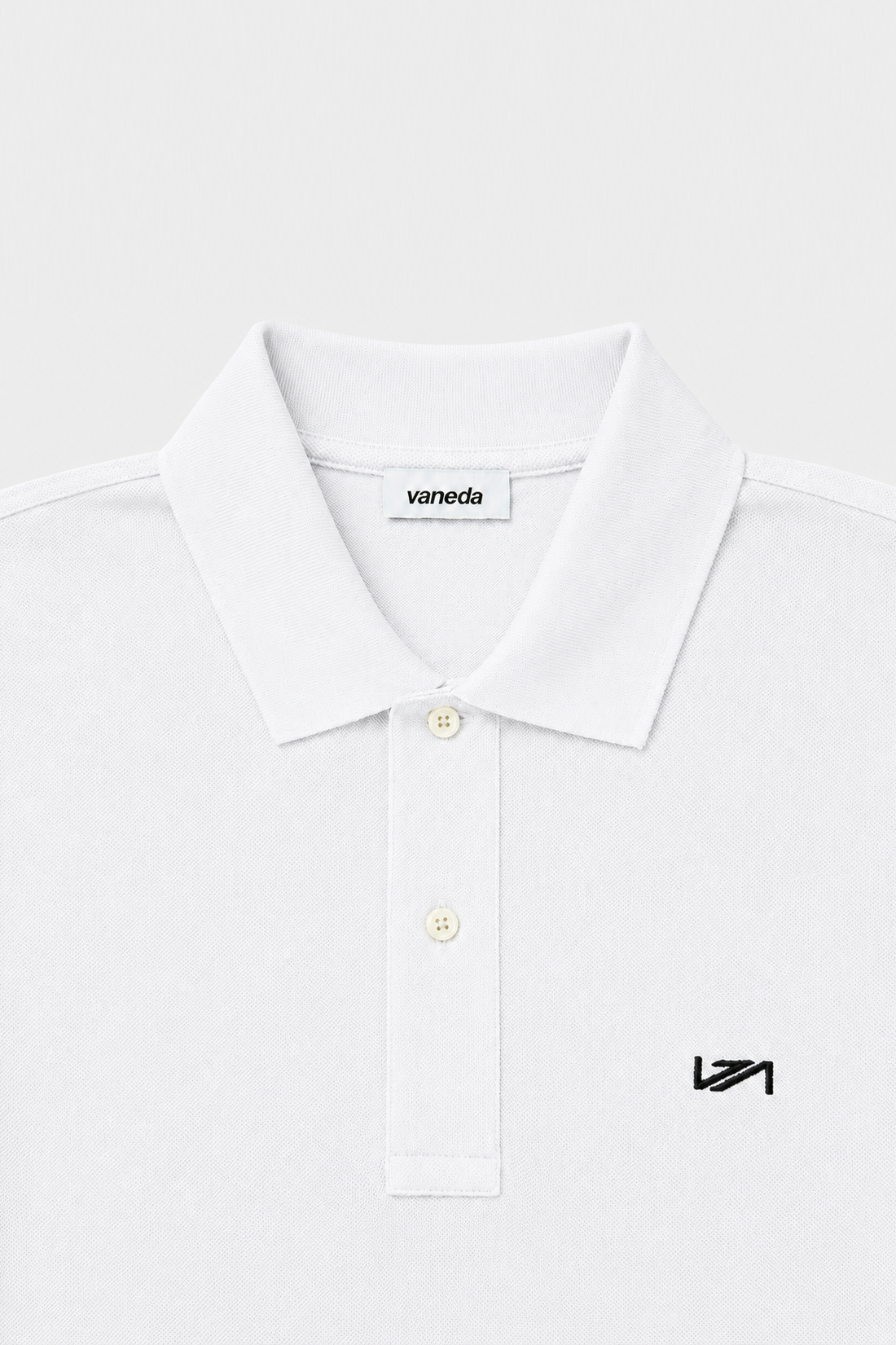 Polo Yaka T-Shirt Beyaz