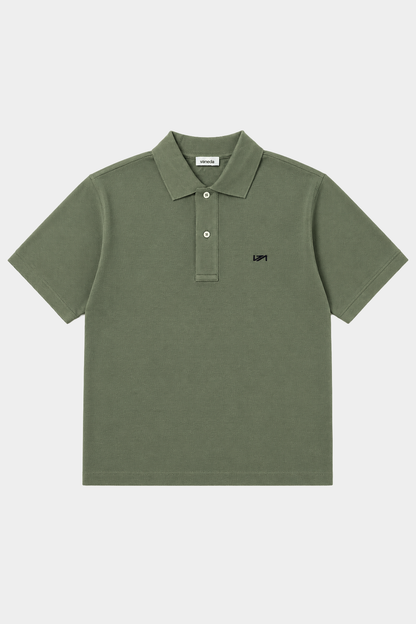 Polo Yaka T-Shirt Haki
