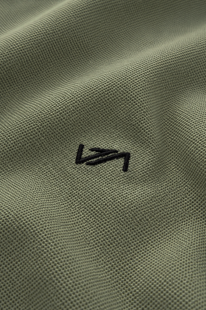 Polo Yaka T-Shirt Haki