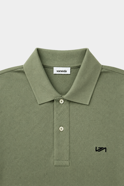 Polo Yaka T-Shirt Haki