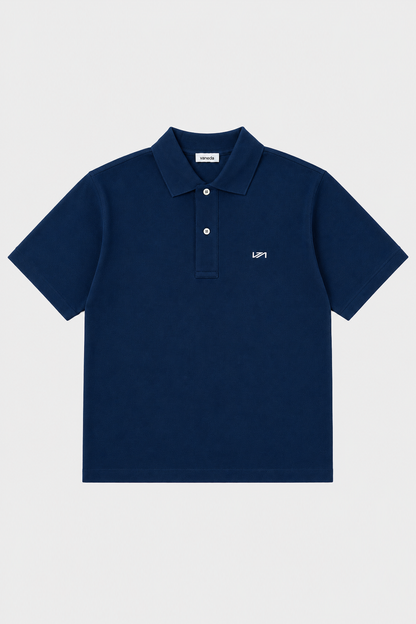 Polo Yaka T-Shirt Lacivert
