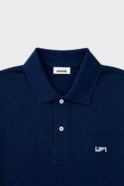 Polo Yaka T-Shirt Lacivert