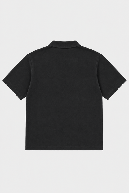 Polo Yaka T-Shirt Siyah