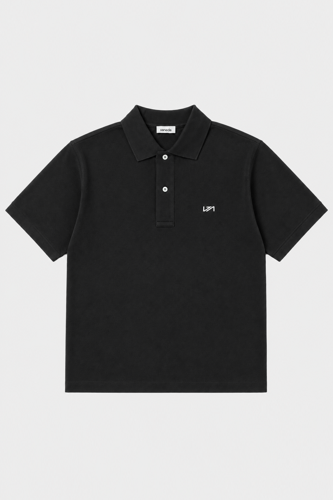 Polo Yaka T-Shirt Siyah