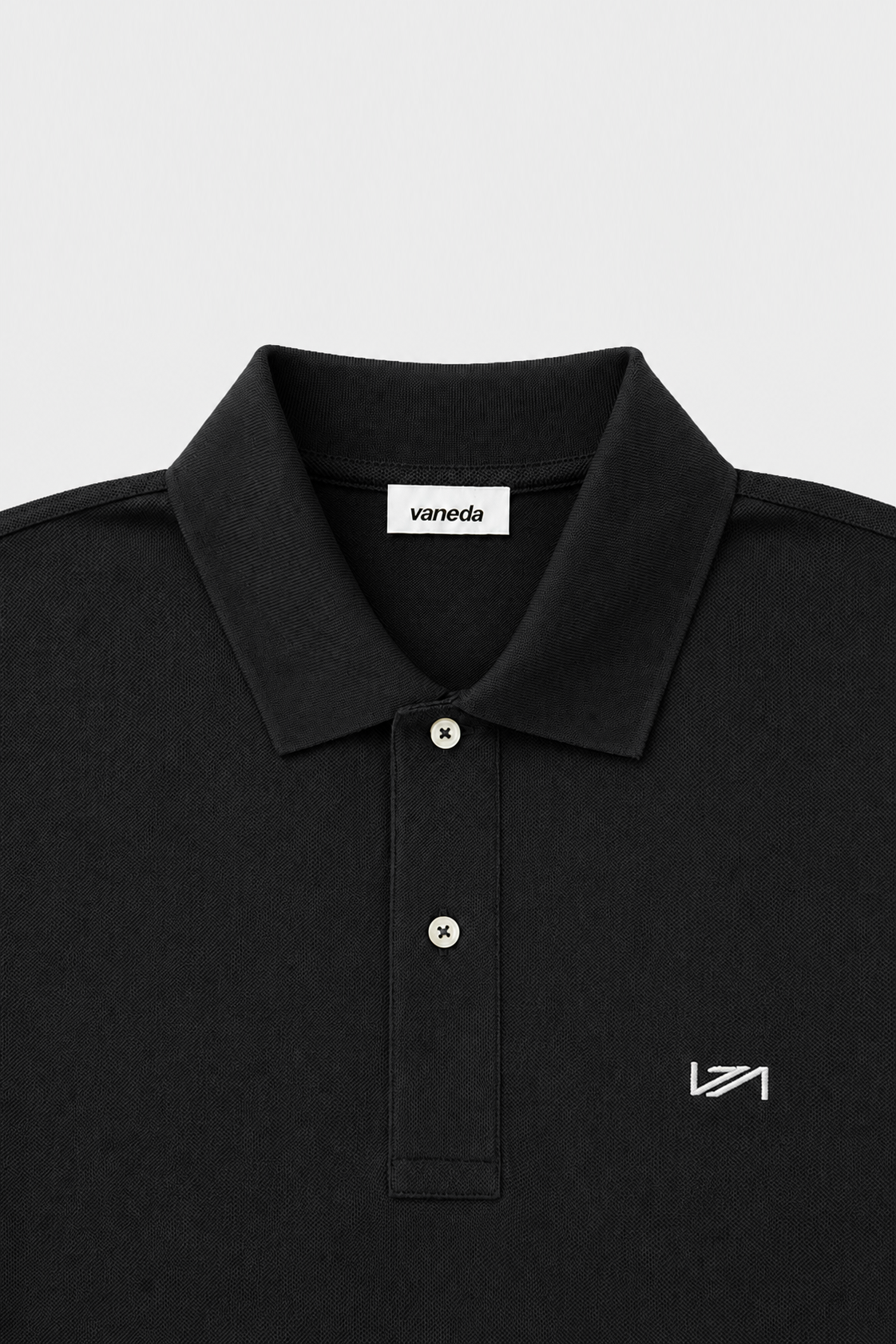 Polo Yaka T-Shirt Siyah